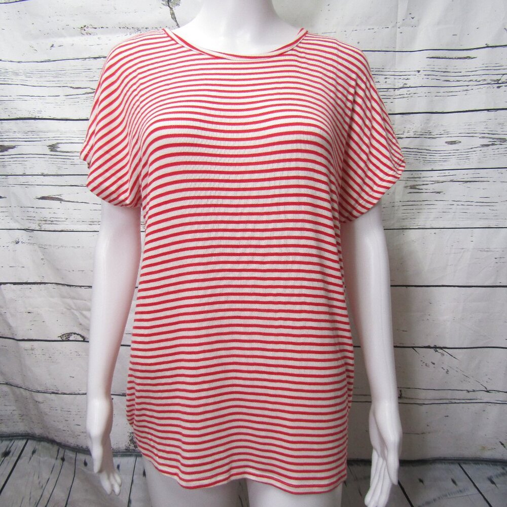 Buddy Basics Striped Open Back Top